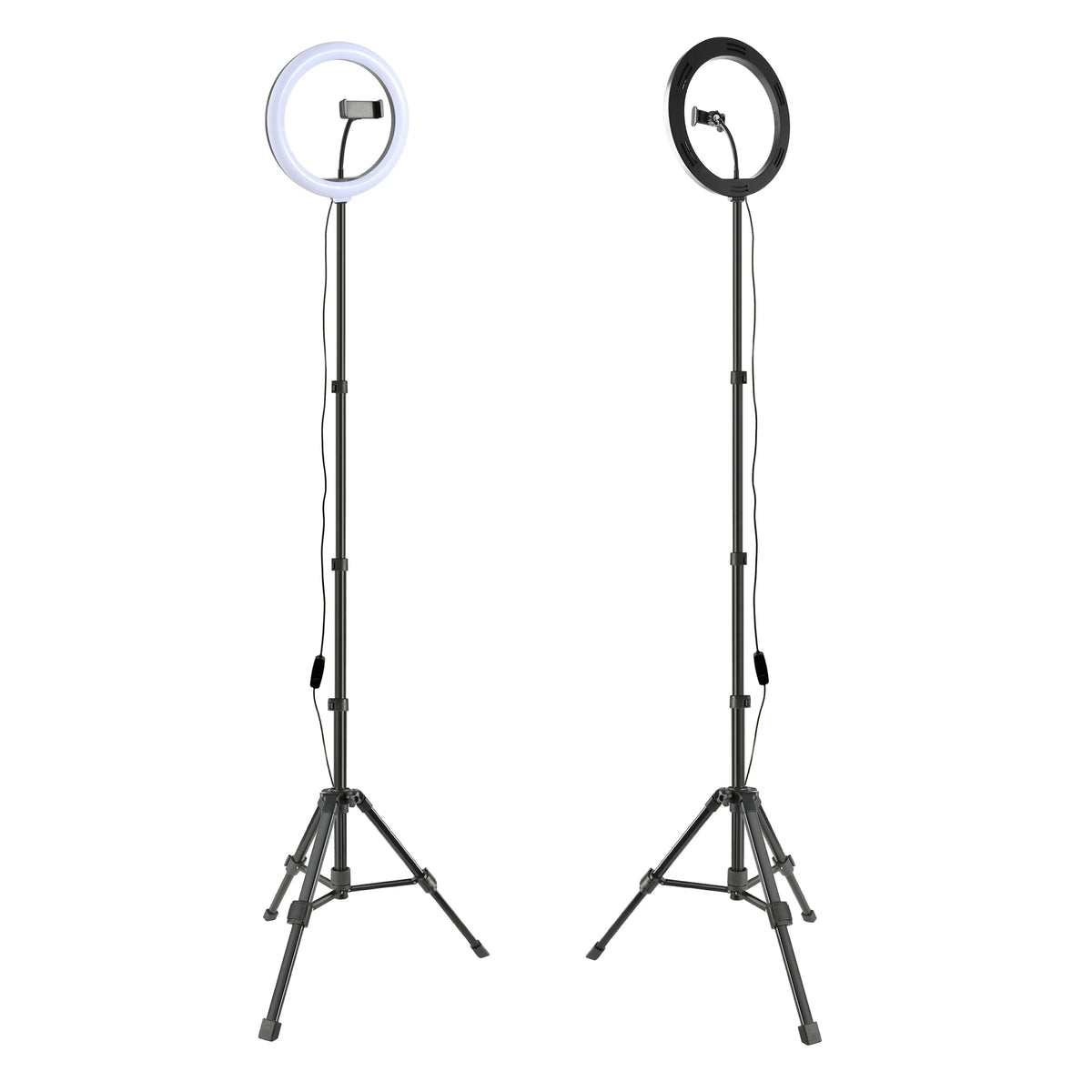 Photographic Ringlight With Phone Holders Selfie Led Ring Fill Light With Tripod Stand