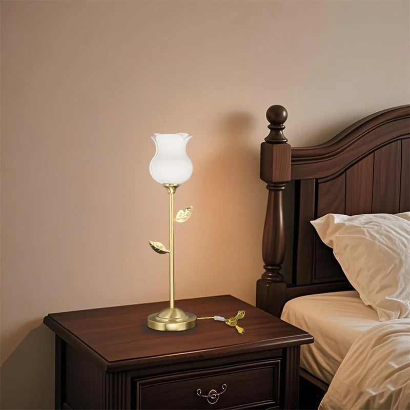 Luxury Small Portable Table Led Light Rechargeable Cordless Desk Lamp for Hotel