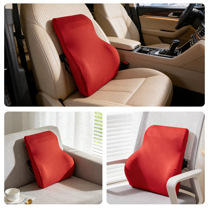 Orthopedic Memory Foam Cushion Pillow Office Car Chair Back Pain Relief Backrest Lumbar