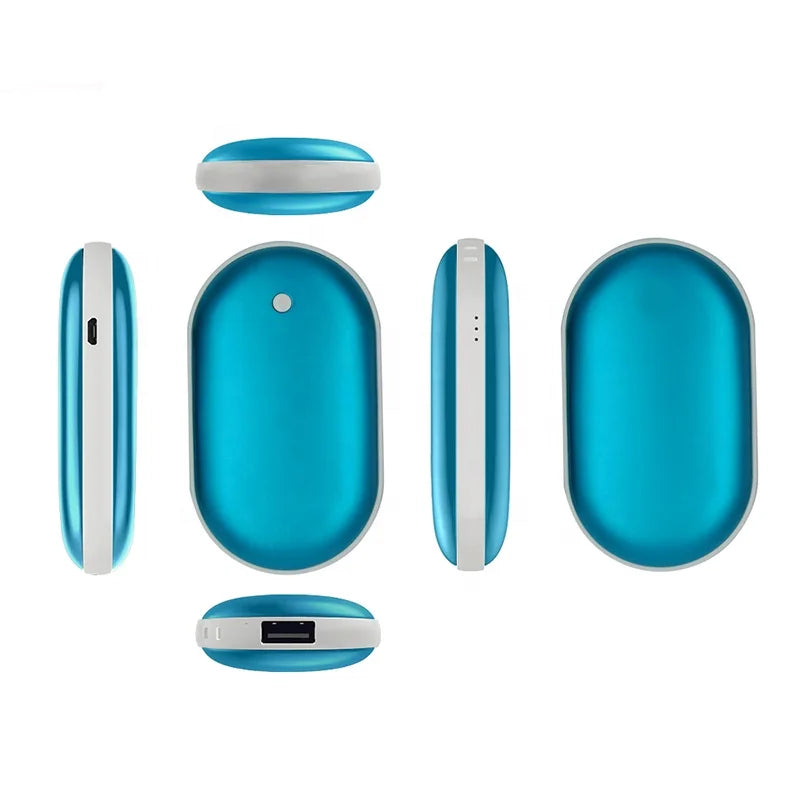 Portable Rechargeable 5200 Mah Usb Hand Warmer and Charge Handwarmer Power Bank 5000mah