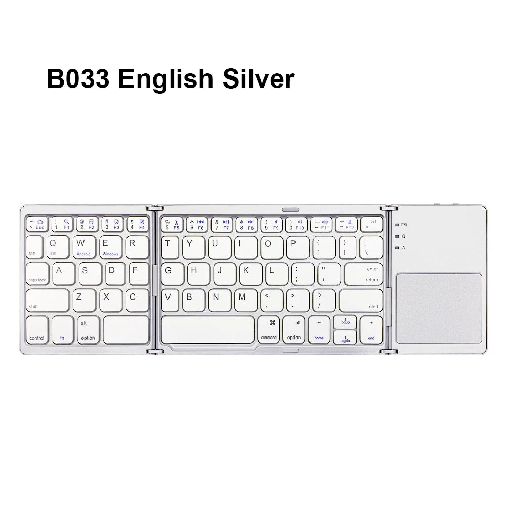 Portable Folding Mechanical Gaming Mini Blue Tooth Wireless Custom Foldable Keyboard