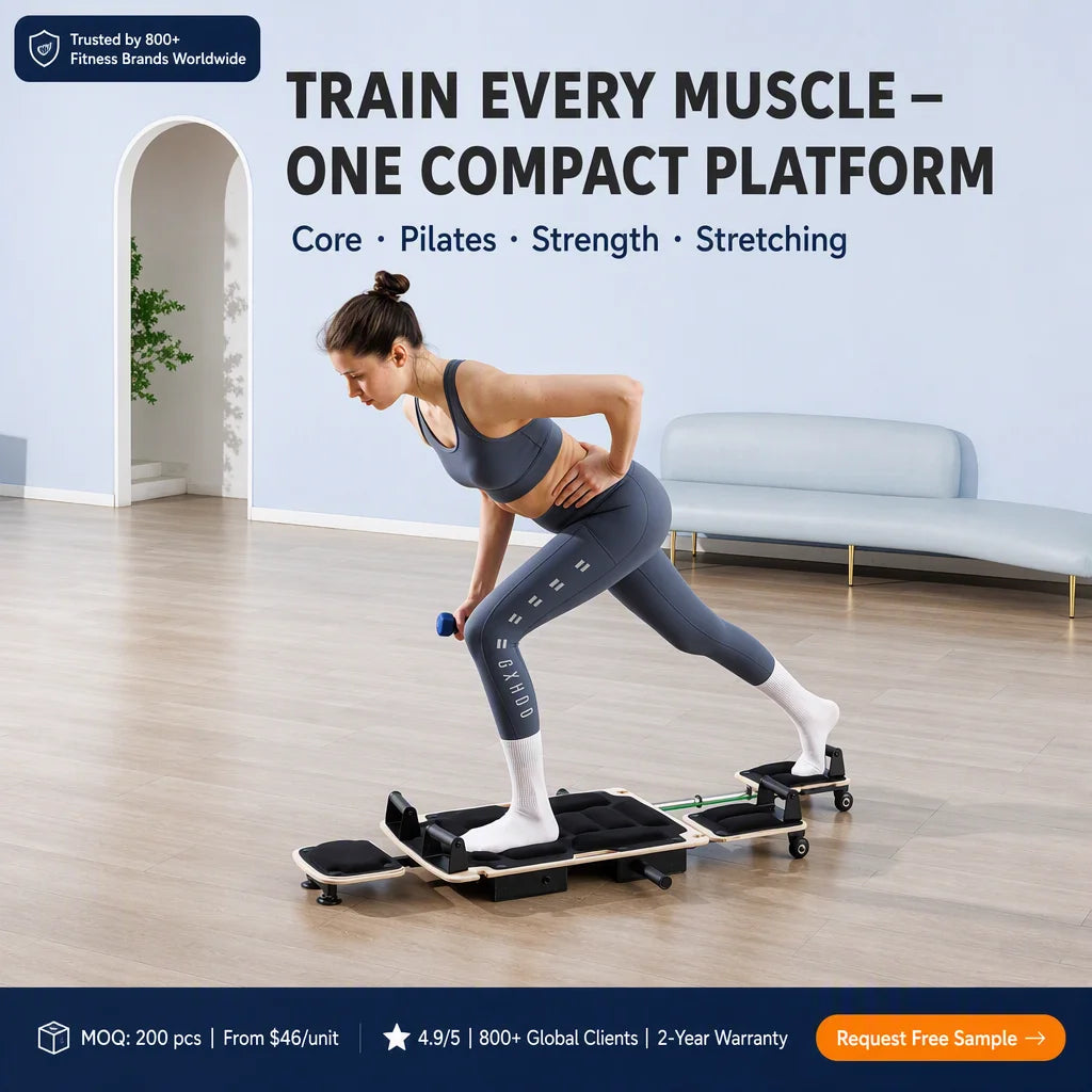 Fitness Equipment Multi-Functional Pilates Board Fitness Training AB Wheel Roller