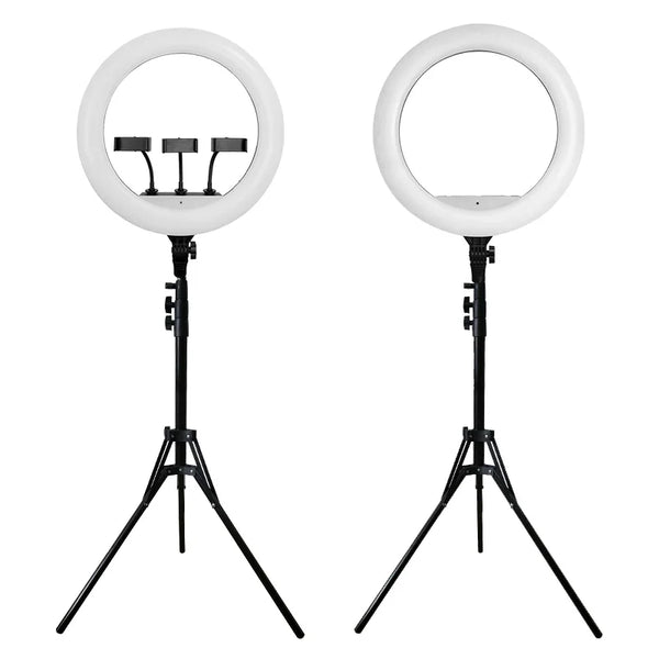 18 Inch LED Ring Light with Tripod Holder for Live Streaming and Photos