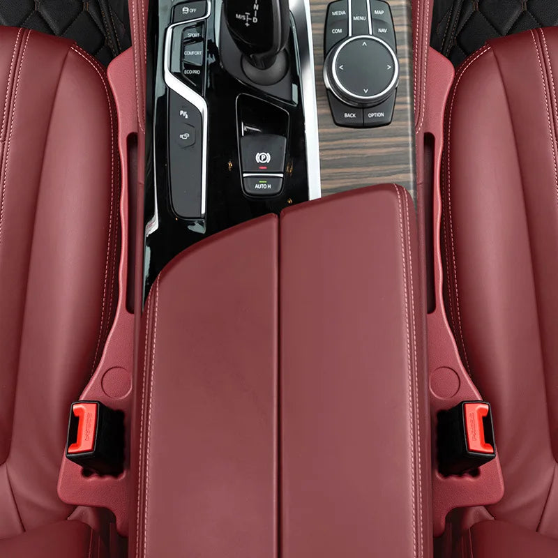 Car Seat Gap Filler With Organizer for Cellphone Side Console Gap Blocker Plug Universal