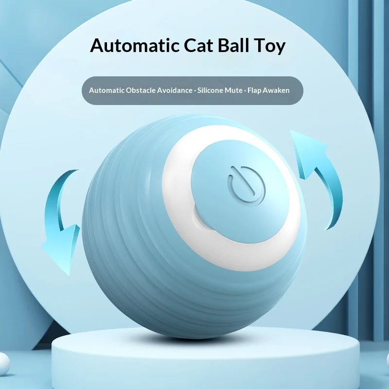 Electric Automatic Modern TPR Bite-Resistant Bouncing Ball Chew Toy