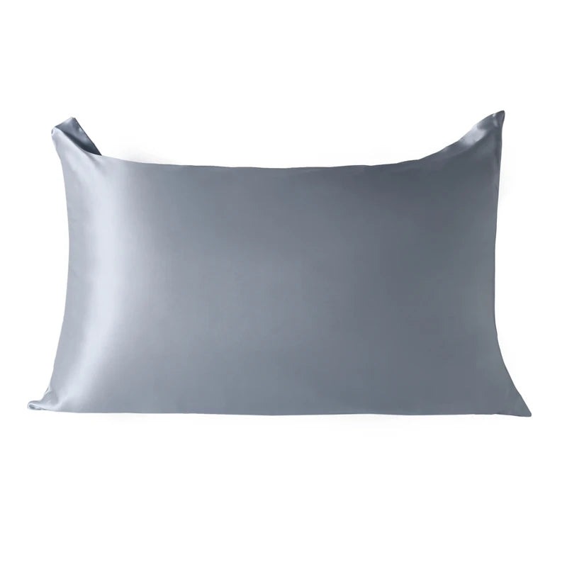 100% Real Silk Mulberry Pillow Case 6a 16/19/22 Satin Silk Pillowcase Organic Embroidered