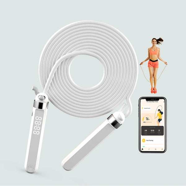 Fitness Body Building Wireless Bt Smart Digital Skipping Rope Smart Connection Counting