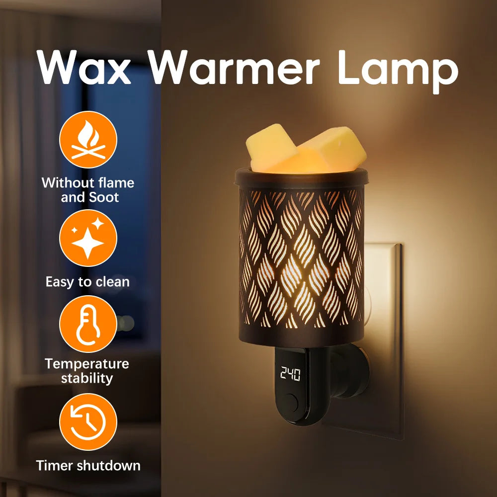 Luxury Wall Mount Electric Candle Warmer Lamp Eco-Friendly Wax Melt Burner Scented Wax