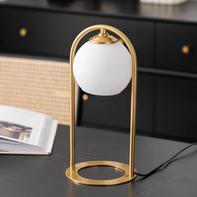 Glass Ball Modern Electric Candle Warmer Lamp Luxury Fragrance Scented Candle Table Lamp