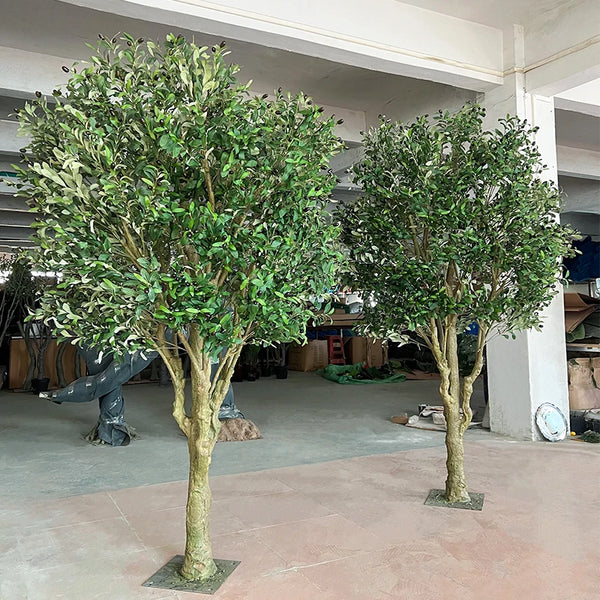Artificial Olive Tree with Pot Large Olive Tree Artificial Indoor for Living Room Bedroom