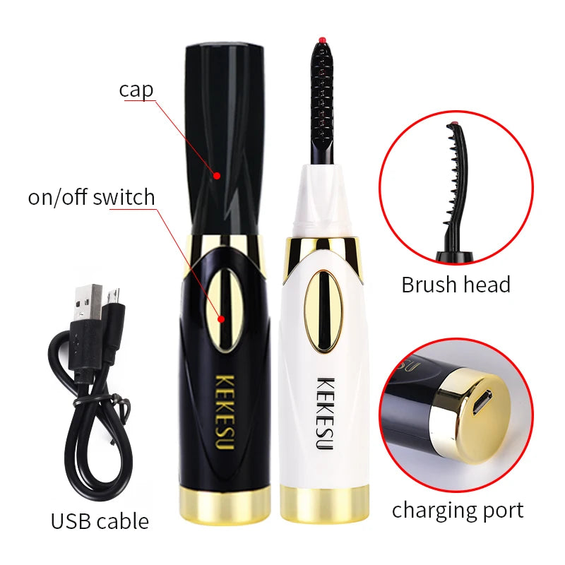 Heating Eyelash Clip Specially Designed for Women, Eyelash Curler