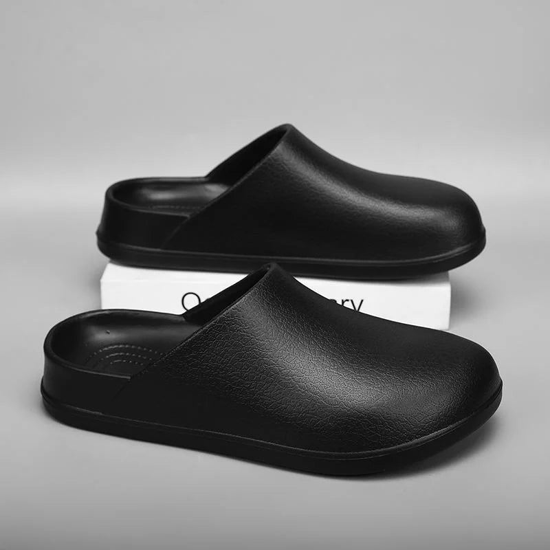 Unisex Waterproof EVA Cloud Slides, Non-Slip Platform Mules for Indoor Outdoor Summer Wear
