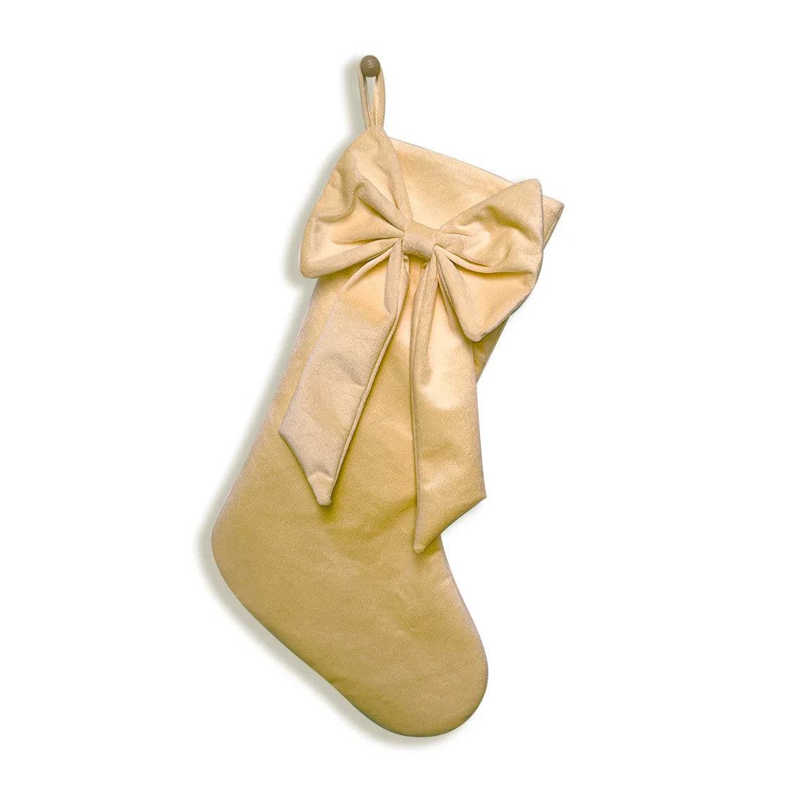 Highly Cute and Playful Bow Velvet Durable Eco-Friendly Christmas Stockings for Home