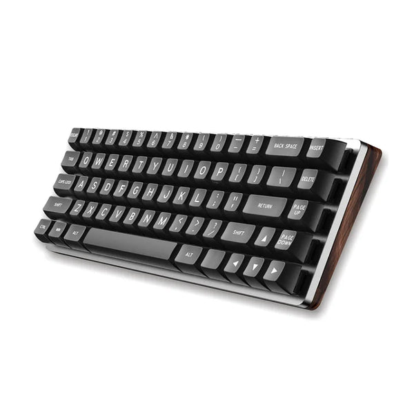Newly Walnut Ergonomic 67 Keys Wireless Type-C RGB GATERON Blue Red Brown Switch X Bows