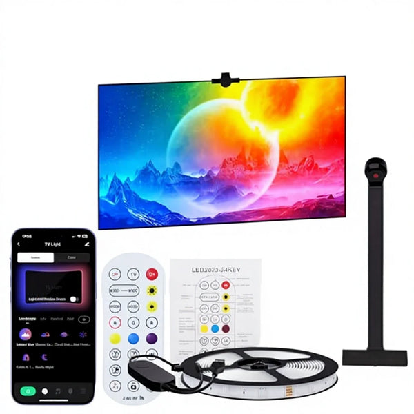 Diyife TV LED Backlights 5m AR Sensor Sync 55-60 Inch TVs Multiple Colors Changing RGB