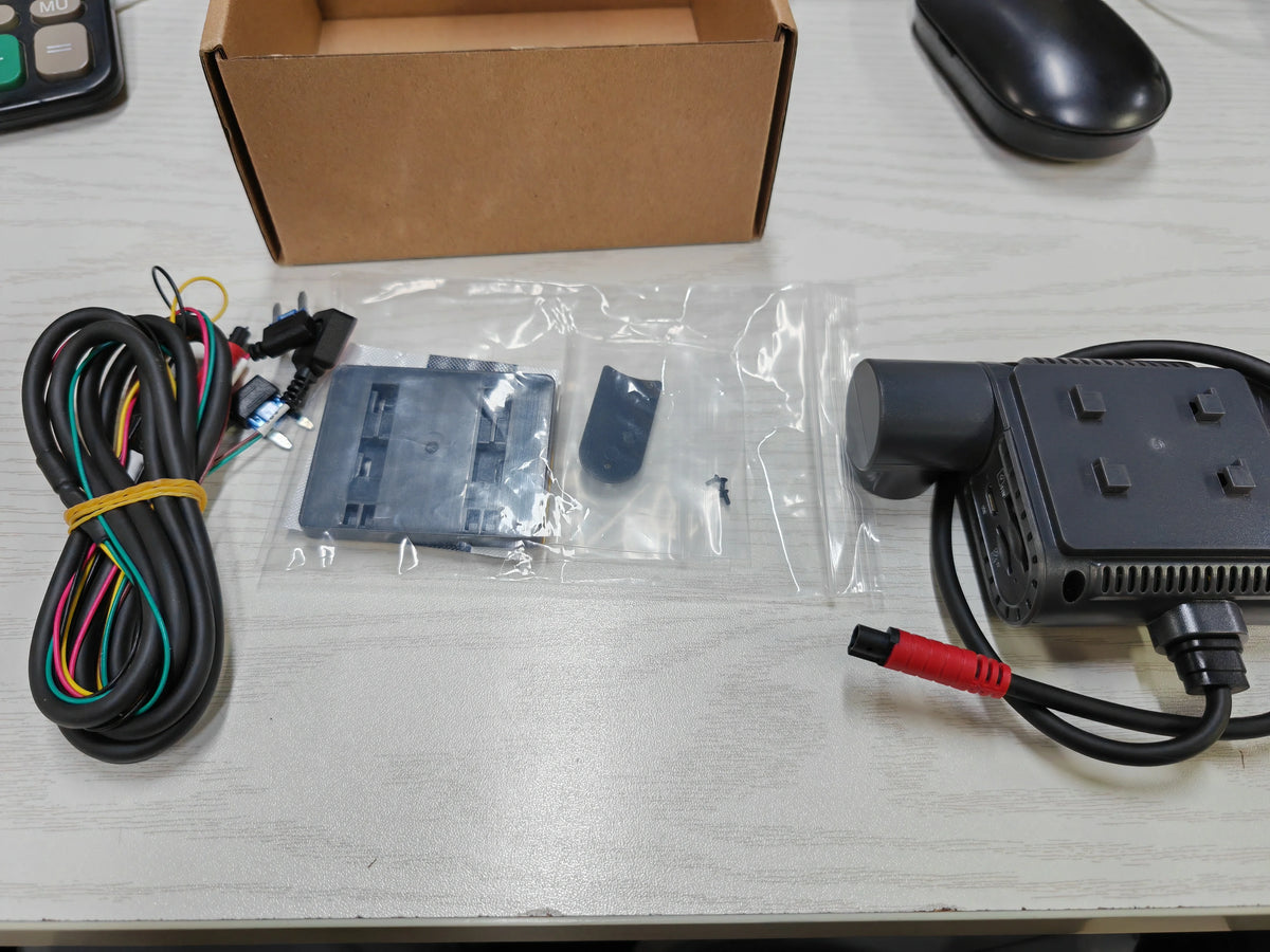 2CH 1080P Dashcam with Front and Rear Camera with 4G GPS WiFi G-Sensor Windshield Mobile