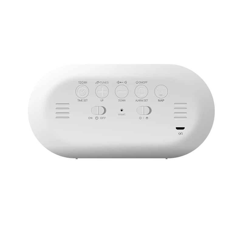 Smart Wake Up Night Light Children Digital Led Sunrise Table Alarm Led Clock