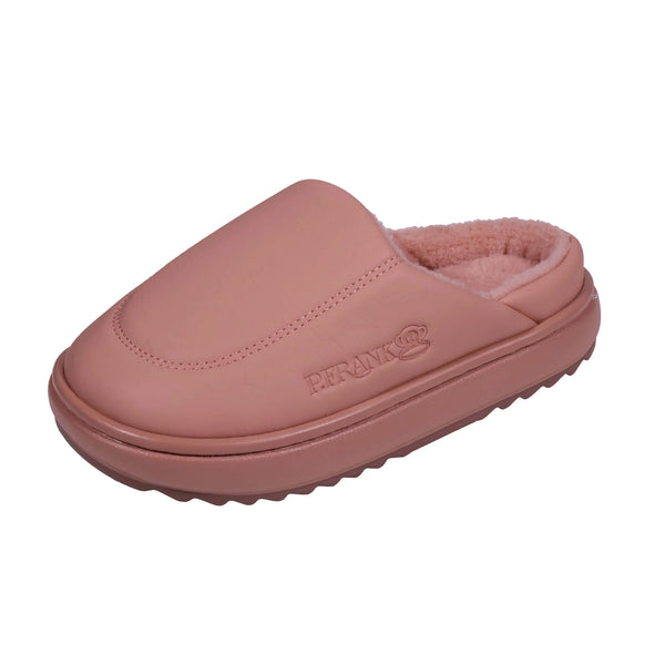 Cloud Soft Plush House Slippers Thick EVA Sole Winter Warm Fuzzy Closed Toe Couple