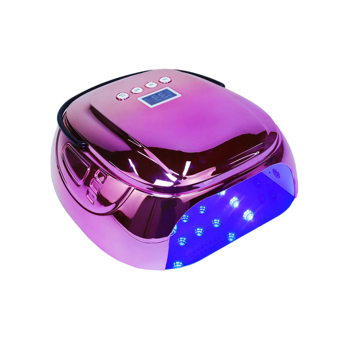 Custom Upgrade 126W High Power UV LED Nail Lamp Large LCD Touch Screen Fast Drying