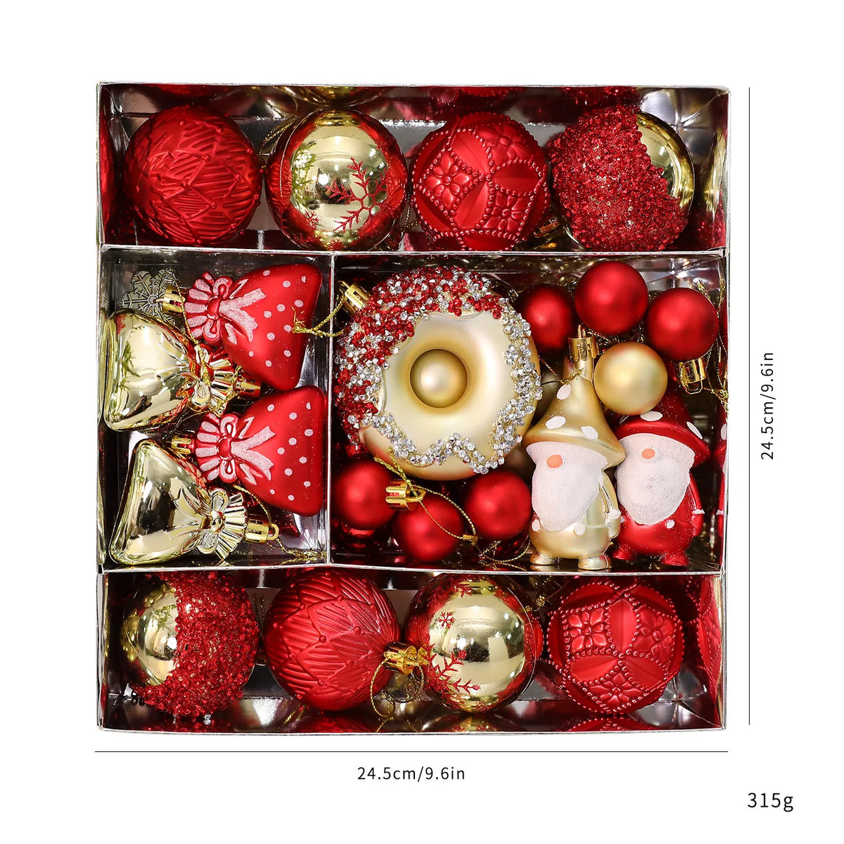 60pcs Christmas Ball Christmas Tree Decoration Ornaments for Home Decor Halloween New