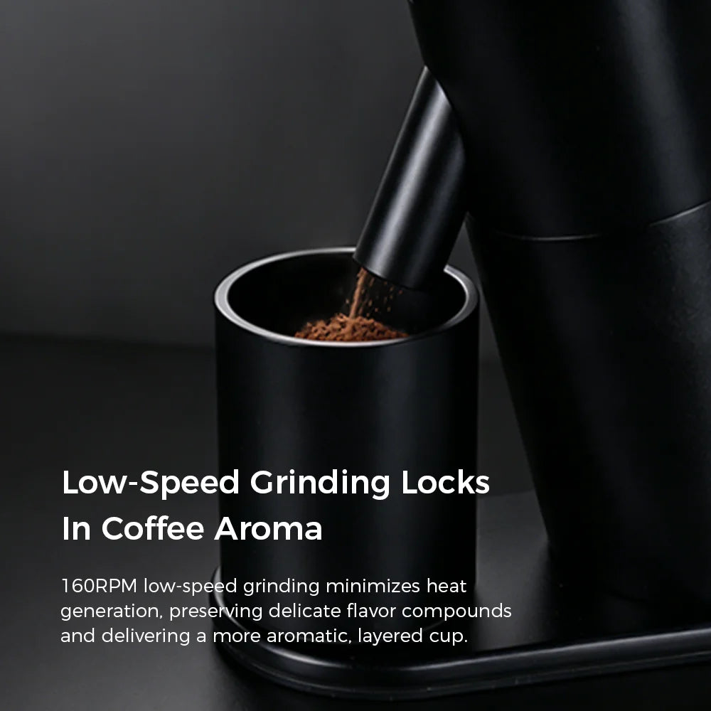 Automatic Electric Stainless Steel 48mm 7-Core Conical Burr Home Single Dose Coffee Bean