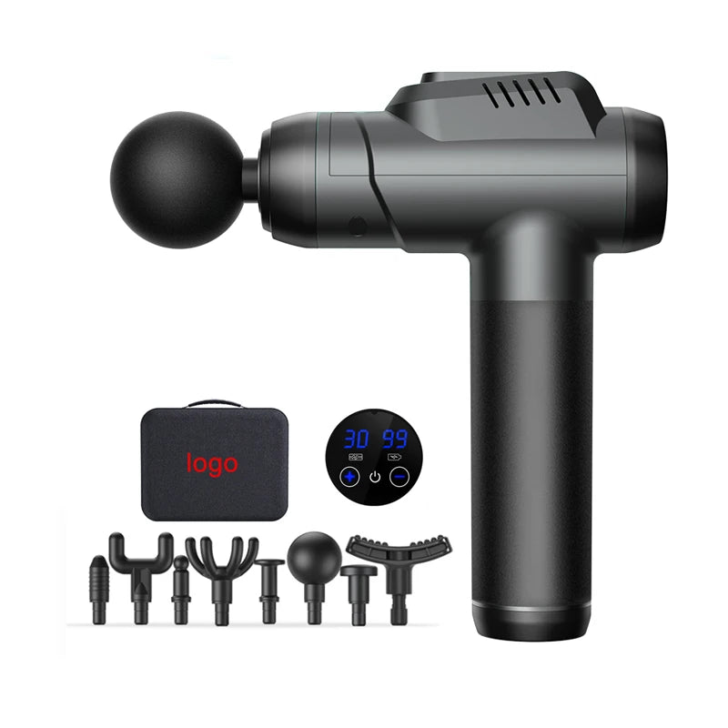 Massage Gun with 99 Speed Deep Tissue Muscle Vibration Hot and Cold Massage Head for Body