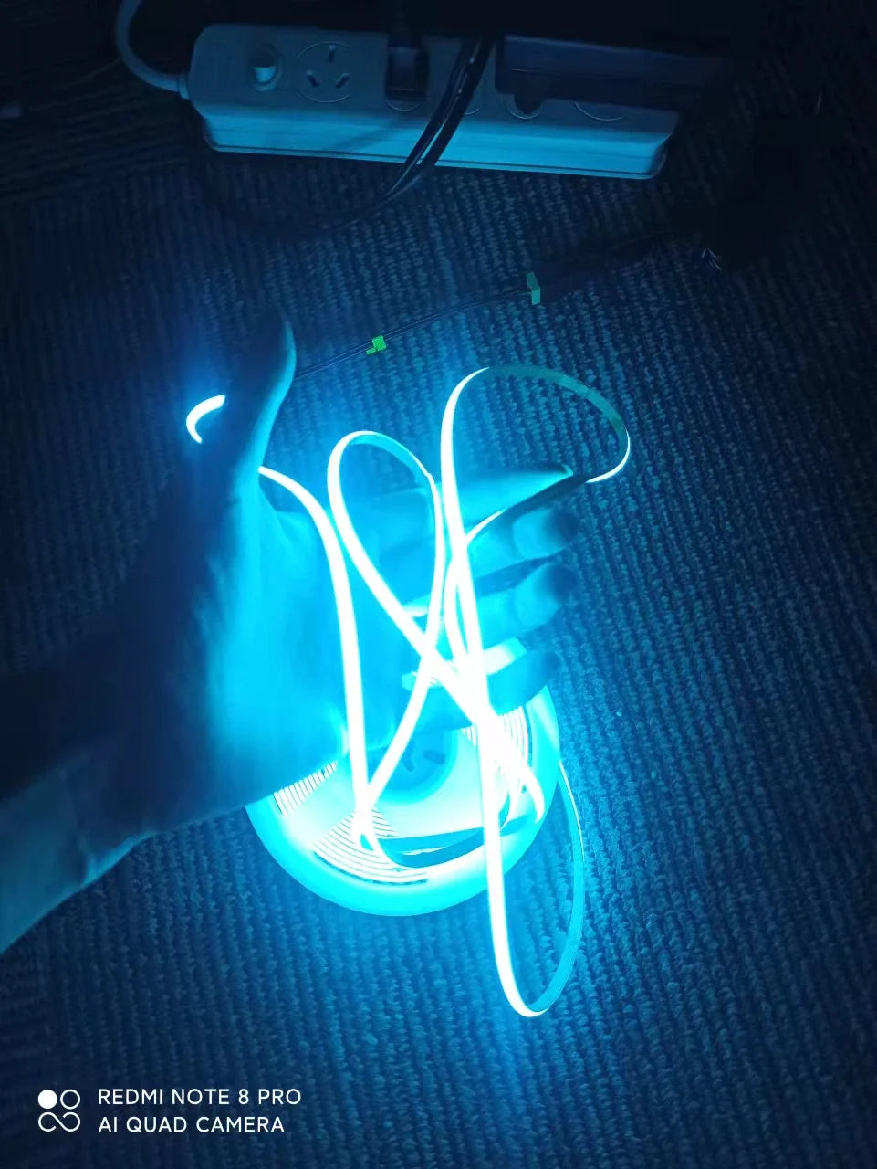 Waterproof Flexible RGBW 24V 3mm Copper LED COB Strip Light with Remote Control and Wi-Fi