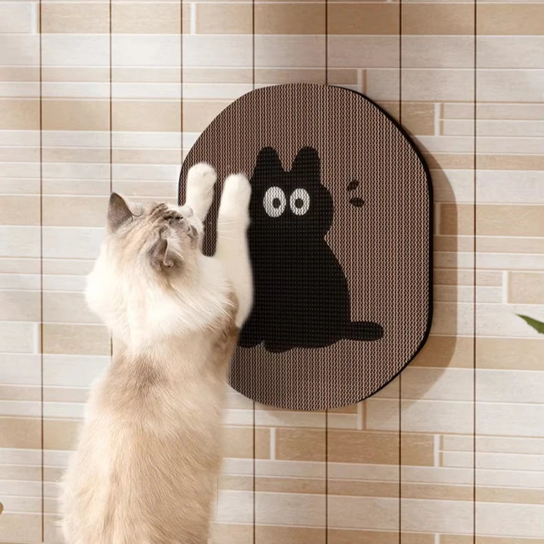 Vertical Cat Scratcher Wood & Corrugated Paper Eco-Friendly Luxury Wear-Resistant Pet Toy