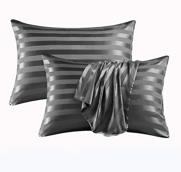 Custom Personality Solid Color Pillowcases Silk Bonnets Pillowcase Satin Silk Pillowcase