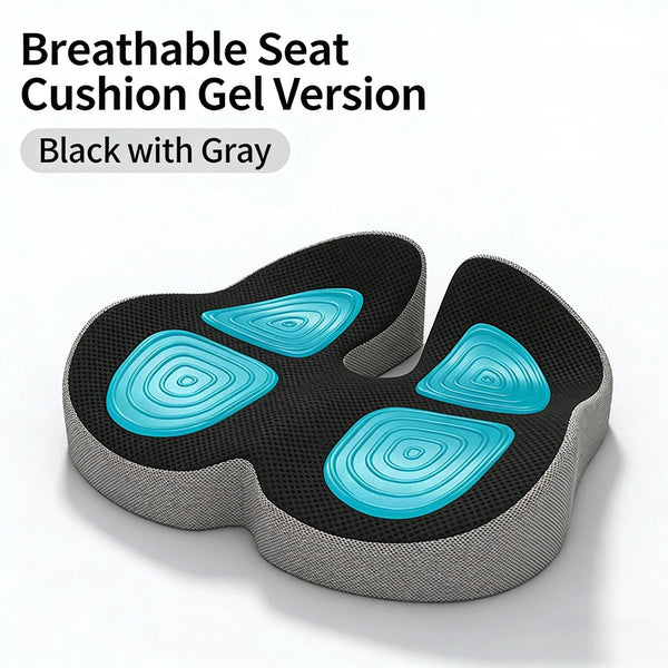 Memory Foam Chair Seat Cushions Removable & Washable Breathable for Offices and All