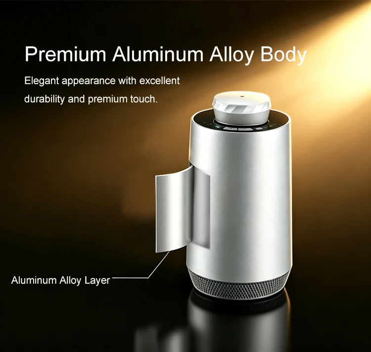 Portable Scent Diffuser Rechargeable Waterless Aroma Diffuser Aluminum Alloy Car