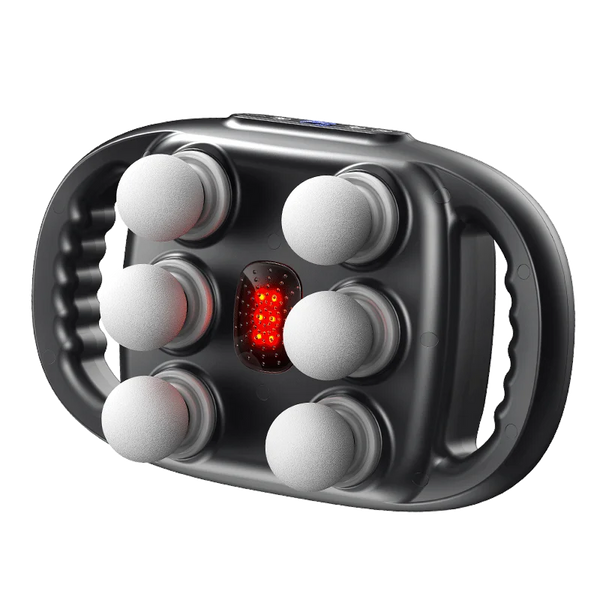 6-Heads Rechargeable Electric Massage Gun with Musical Function for Professional Body