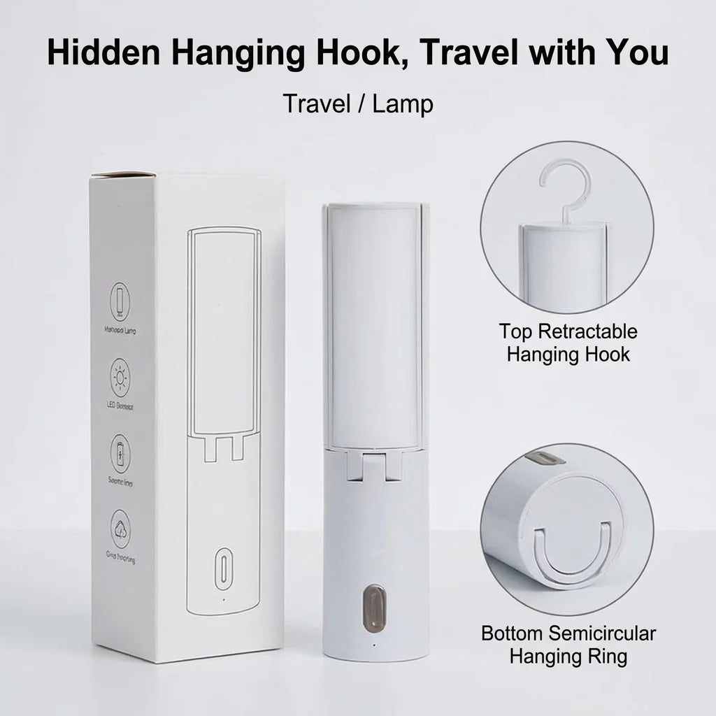 USB Rechargeable Lithium Battery Foldable Camping Lantern LED Tent Light IP55 Waterproof