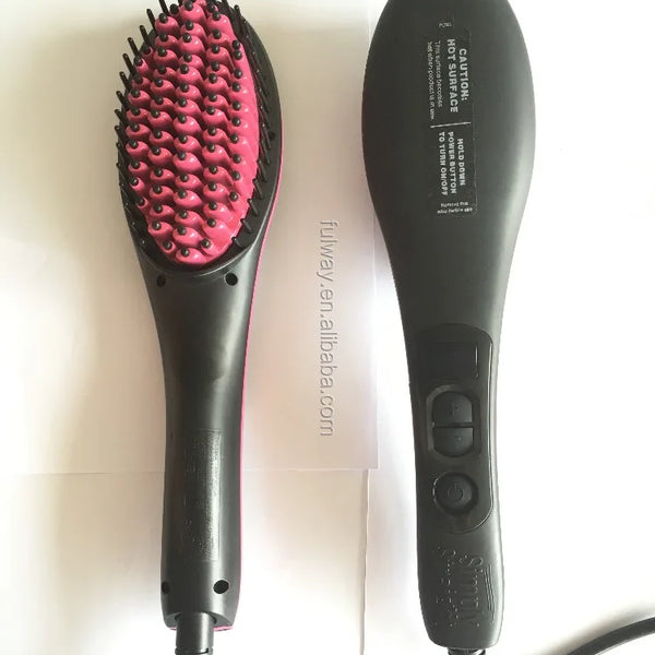 Hot PTC Fast Heater Ceramic Hair Straightener Brush