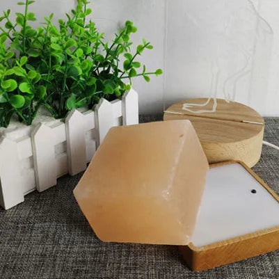 Bedside Night Light Gypsum Stone Crystal Table Lamp Mushroom Table Lamp Marble
