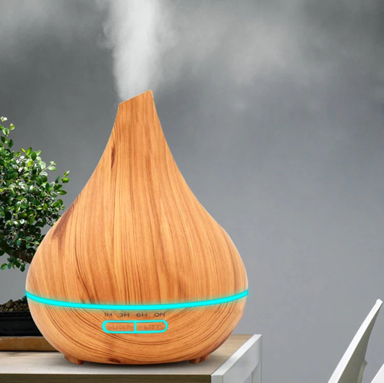 400ML Wood Grain Essential Oil Diffuser