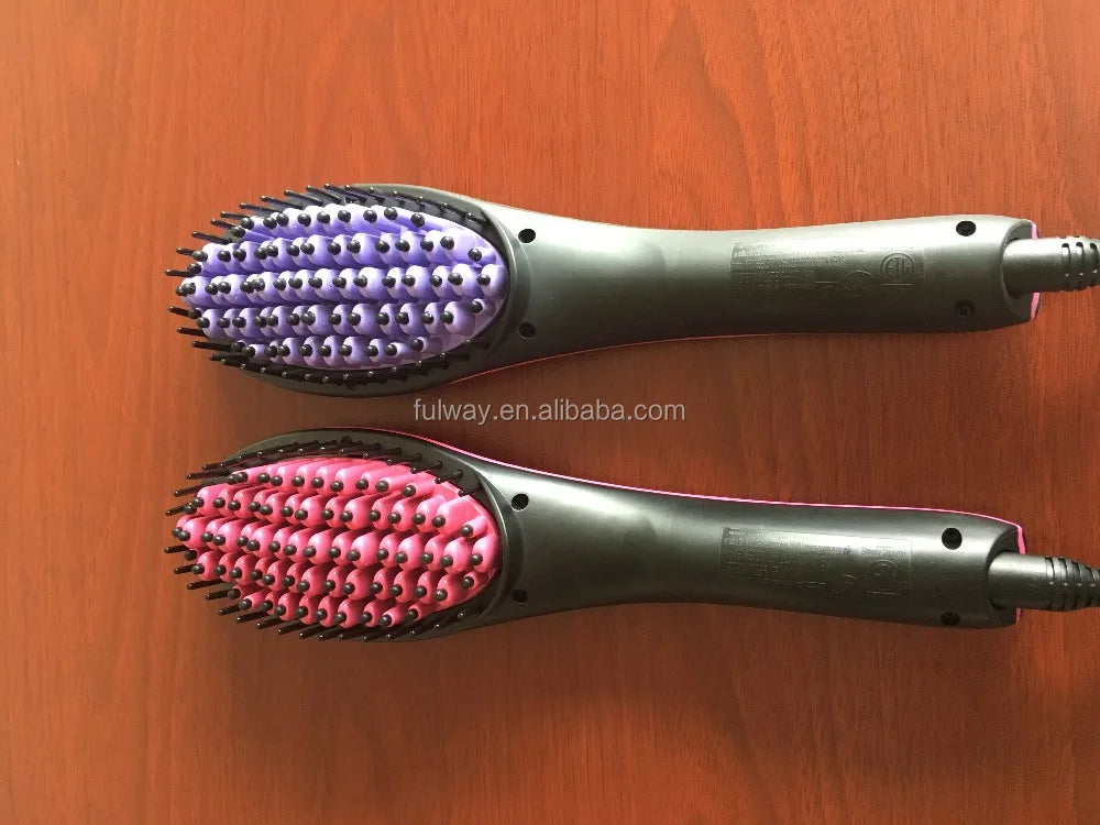 Hot PTC Fast Heater Ceramic Hair Straightener Brush