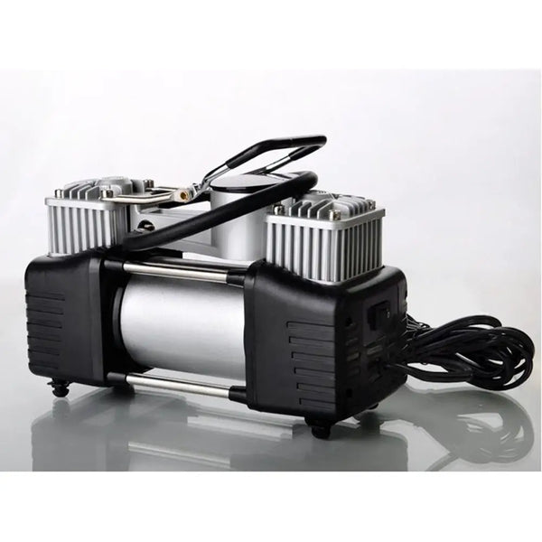 12V 150 PSI Portable 2 Cylinder Car Tire Inflator Compressor Air Pump Portable Heavy Tyre