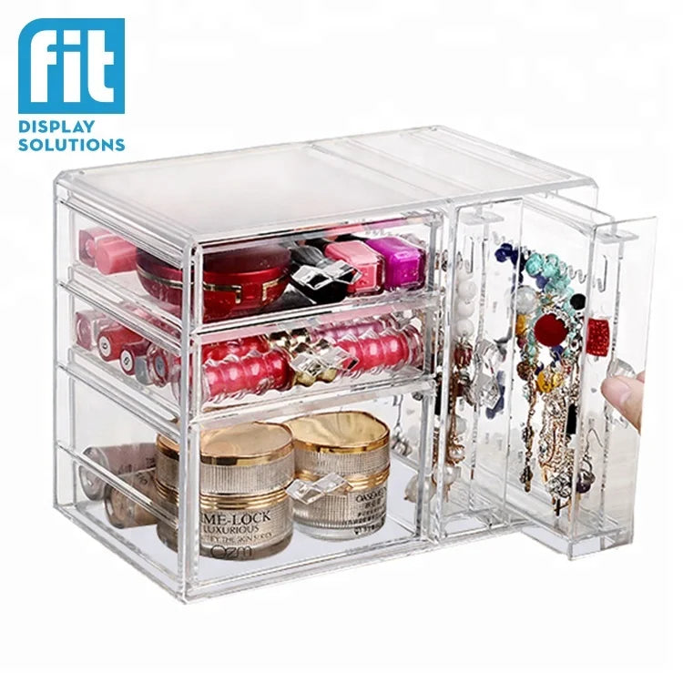 Acrylic Makeup Organizer Cosmetic Rack