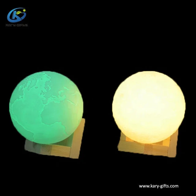 5 Days Delivery Lighting Night Light LED 3D Printing Moon Lamp