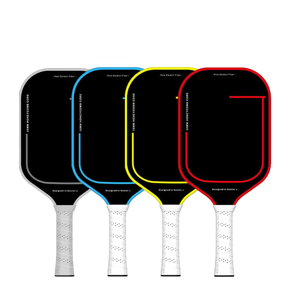 Pickleball Racket Set T700 Carbon Fiber Honeycomb 16mm PP Approved Adult Teenager Custom