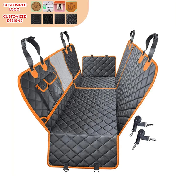 Dog Car Seat Cover Waterproof Pet Dog Travel Mat Mesh Dog Carrier Car Hammock Cushion