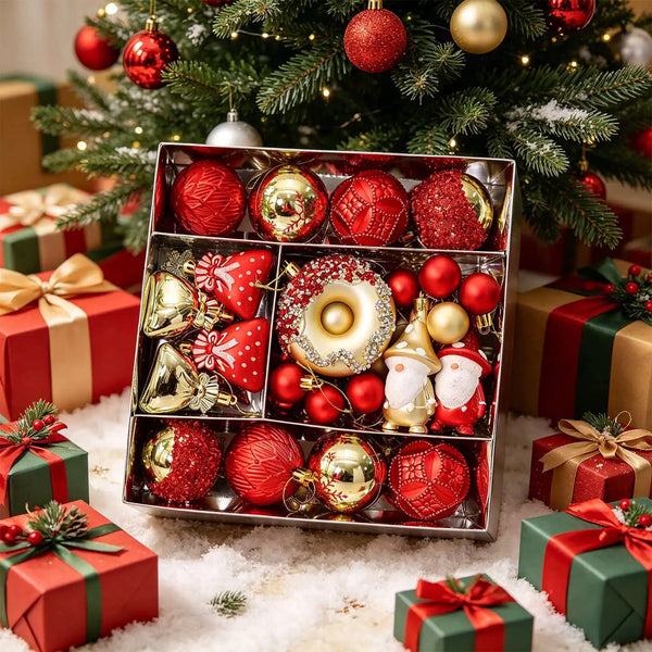 60pcs Christmas Ball Christmas Tree Decoration Ornaments for Home Decor Halloween New