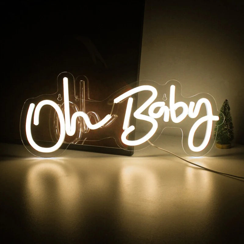 Free Design Fast Delivery Custom Led Light Neon Sign NO for Bedroom Birthday Party Home