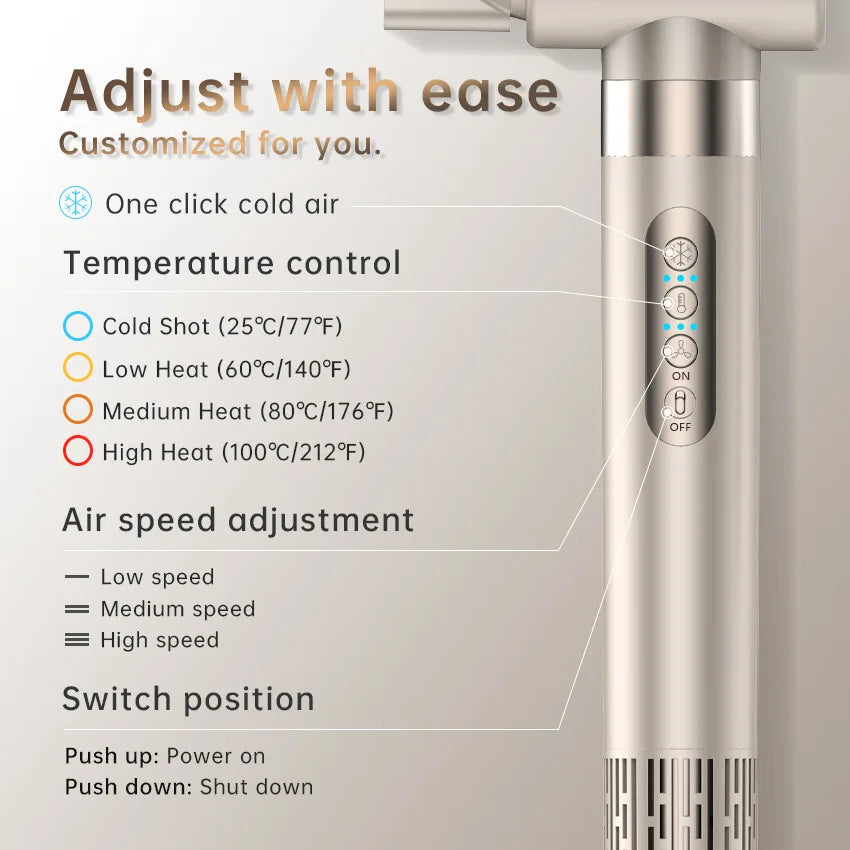 8 in 1 Styler One Step High Speed Hair Dryer Professional Hair Straightener Curler