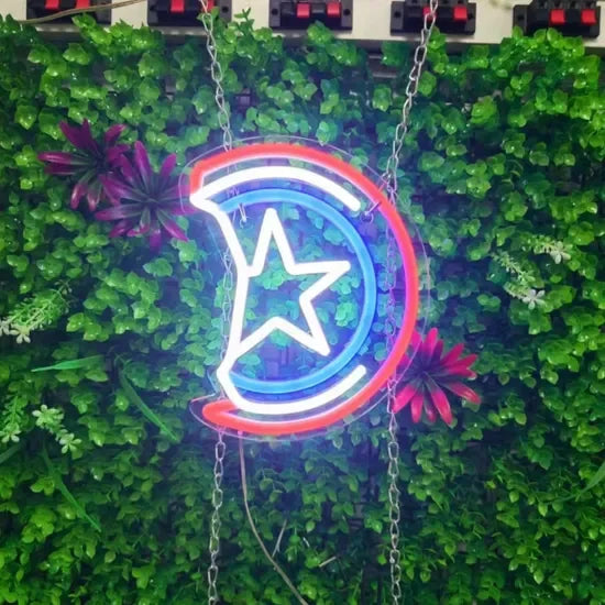 Let'S Party Customizable LED Neon Sign AC Powered Backlit Advertising Light