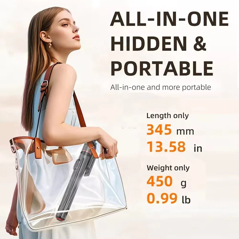 69inch Automatic Pop Open Aluminum Alloy Mobile Phone Tripod Stand TT03 Selfie Stick
