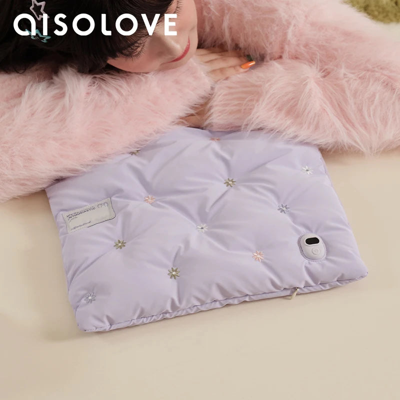 Safety and Custom Rechargeable Hot Water Bottle Electric Graphene Heating Bag Hand Warmer