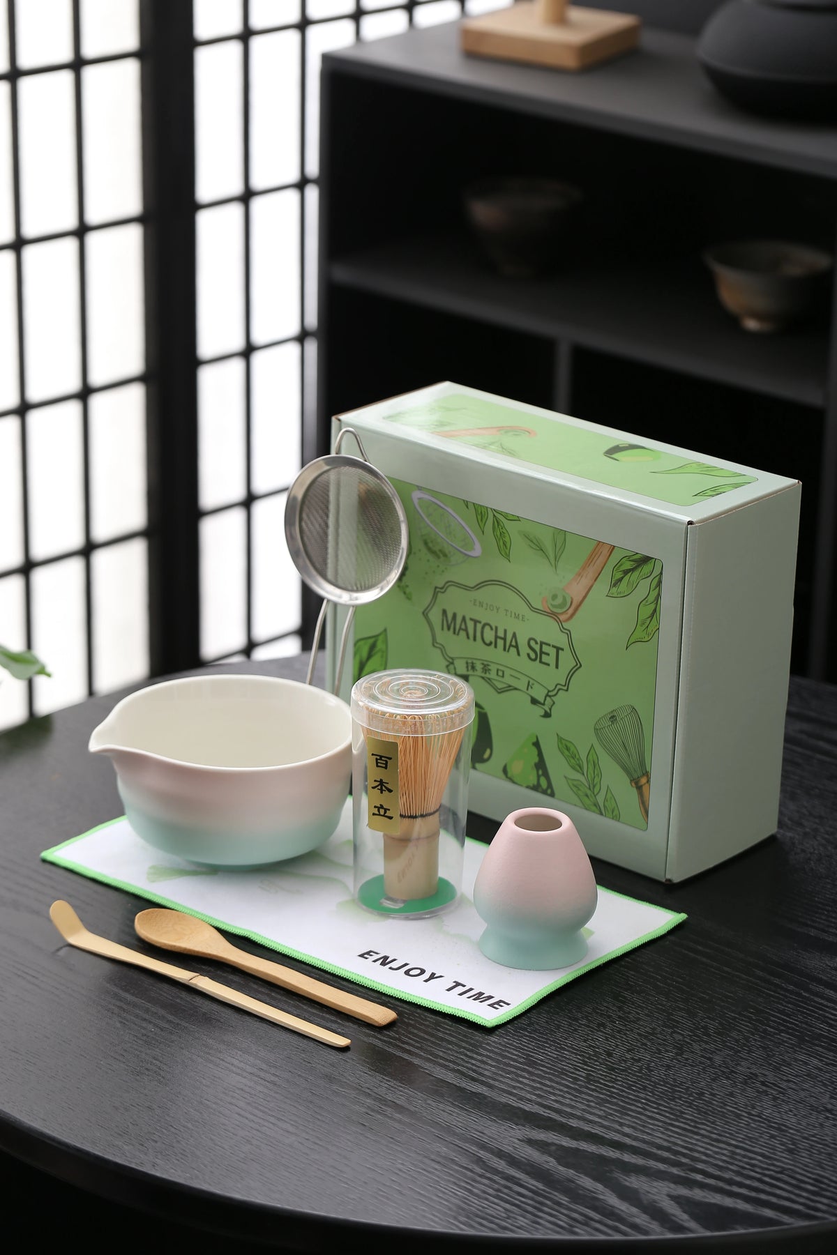 4 to 7 PCS Matcha Bowl Ceremony Accessory Japanese Tea Matcha Organic Bamboo Whisk Chasen