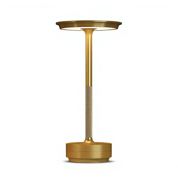 Aluminum Rechargeable Touch Dimming Wireless Modern LED Mini Table Lamp With Multi-Color